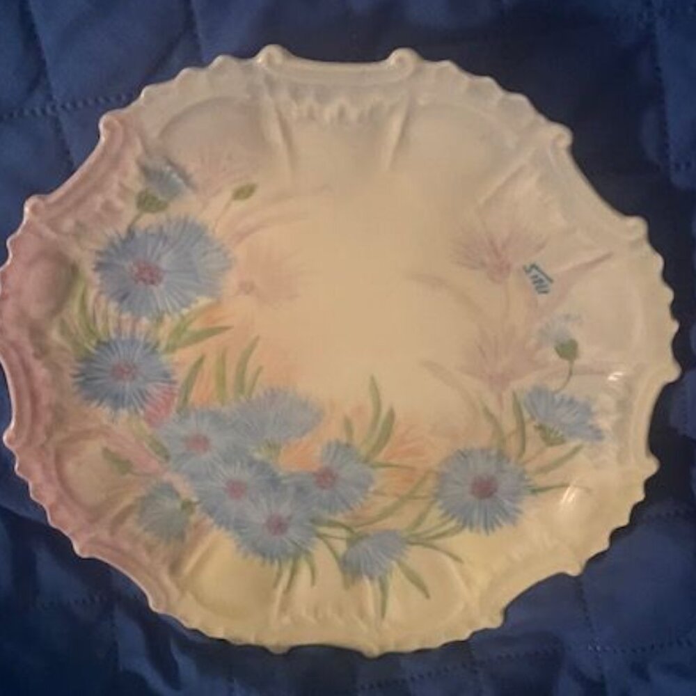 Beautiful Flowered Plate